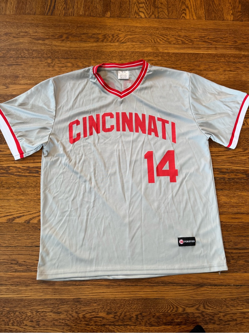 Cincinnati Reds (Commemorative ) PETE ROSE  Number 14 Men’s Jersey Shirt